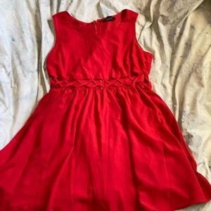 F21 Red Dress